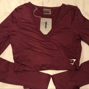 Gymshark long sleeve crop top